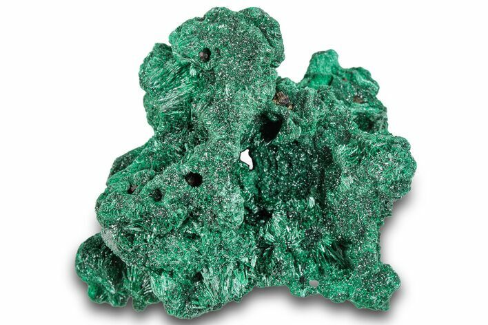 Silky Fibrous Malachite Cluster - DR Congo #294679